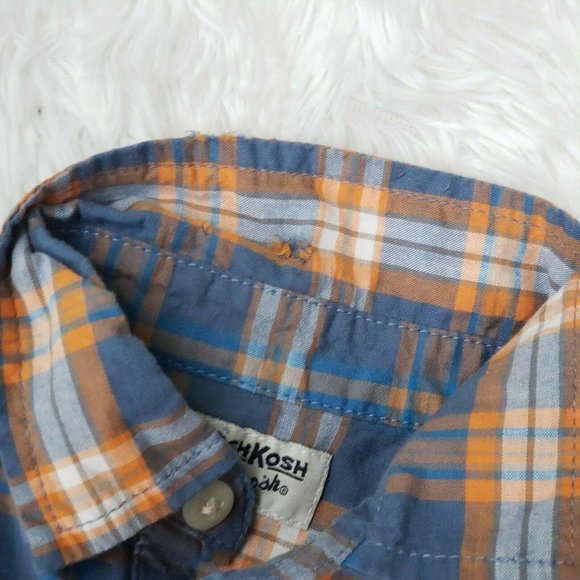 OshKosh B’gosh Boys 18mo One-Piece Plaid - Picture 6 of 7